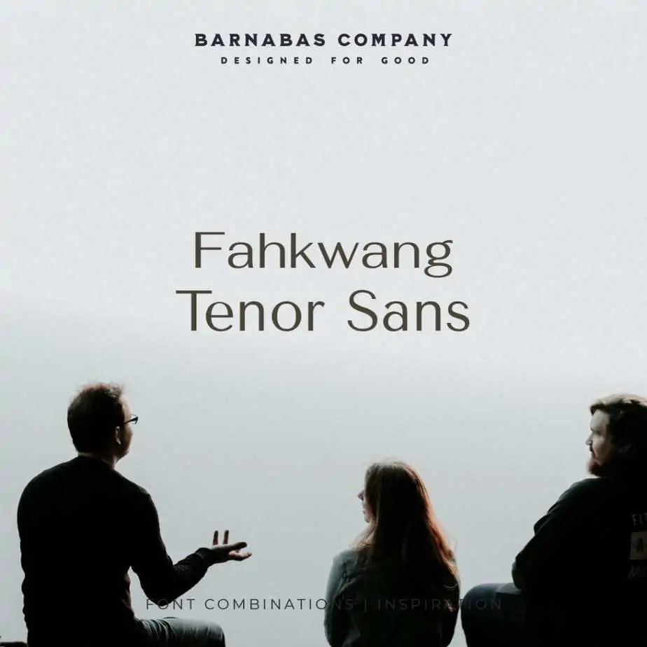 Fahwang Tenor Sans_Barnabas Company
