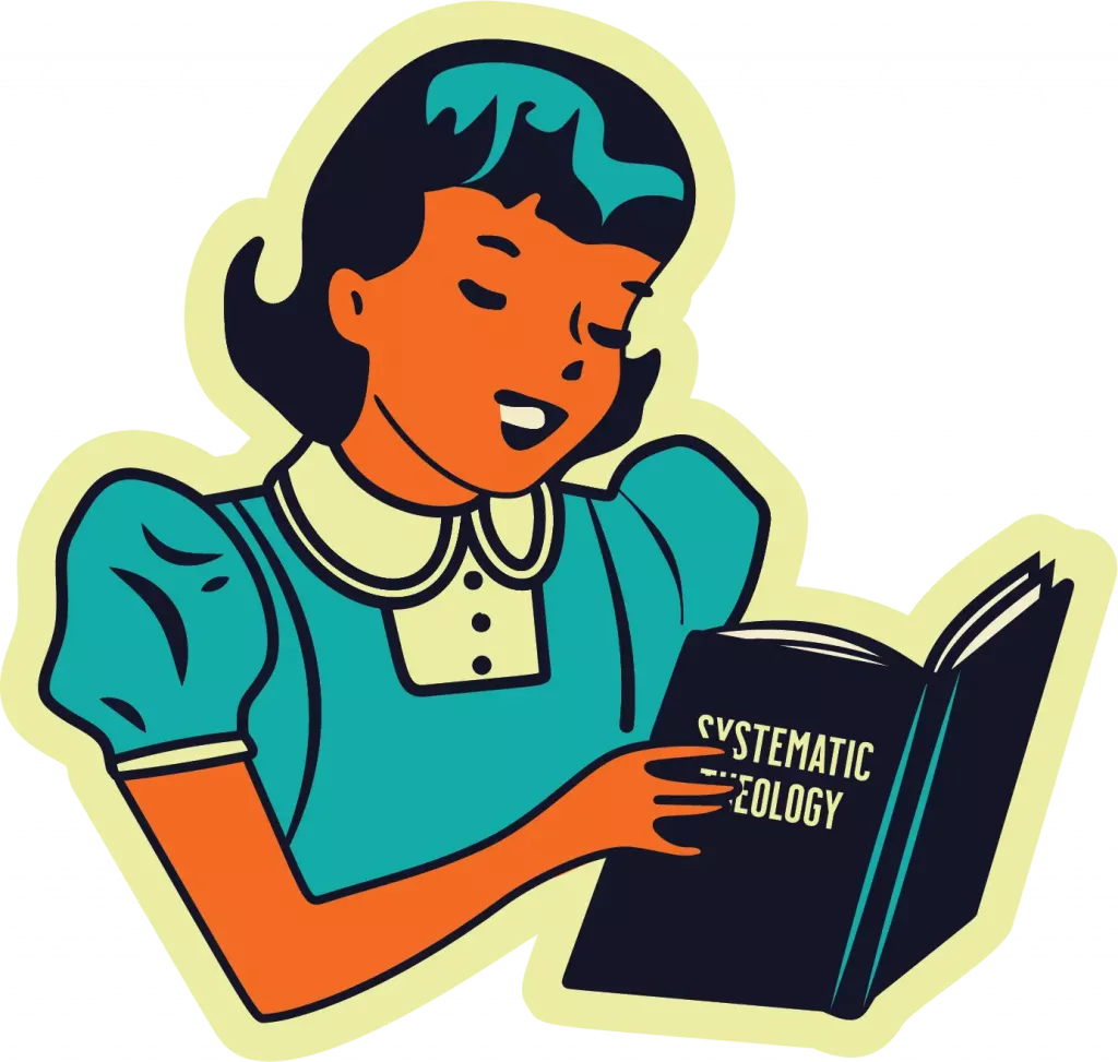 Girls Study Theology Sticker
